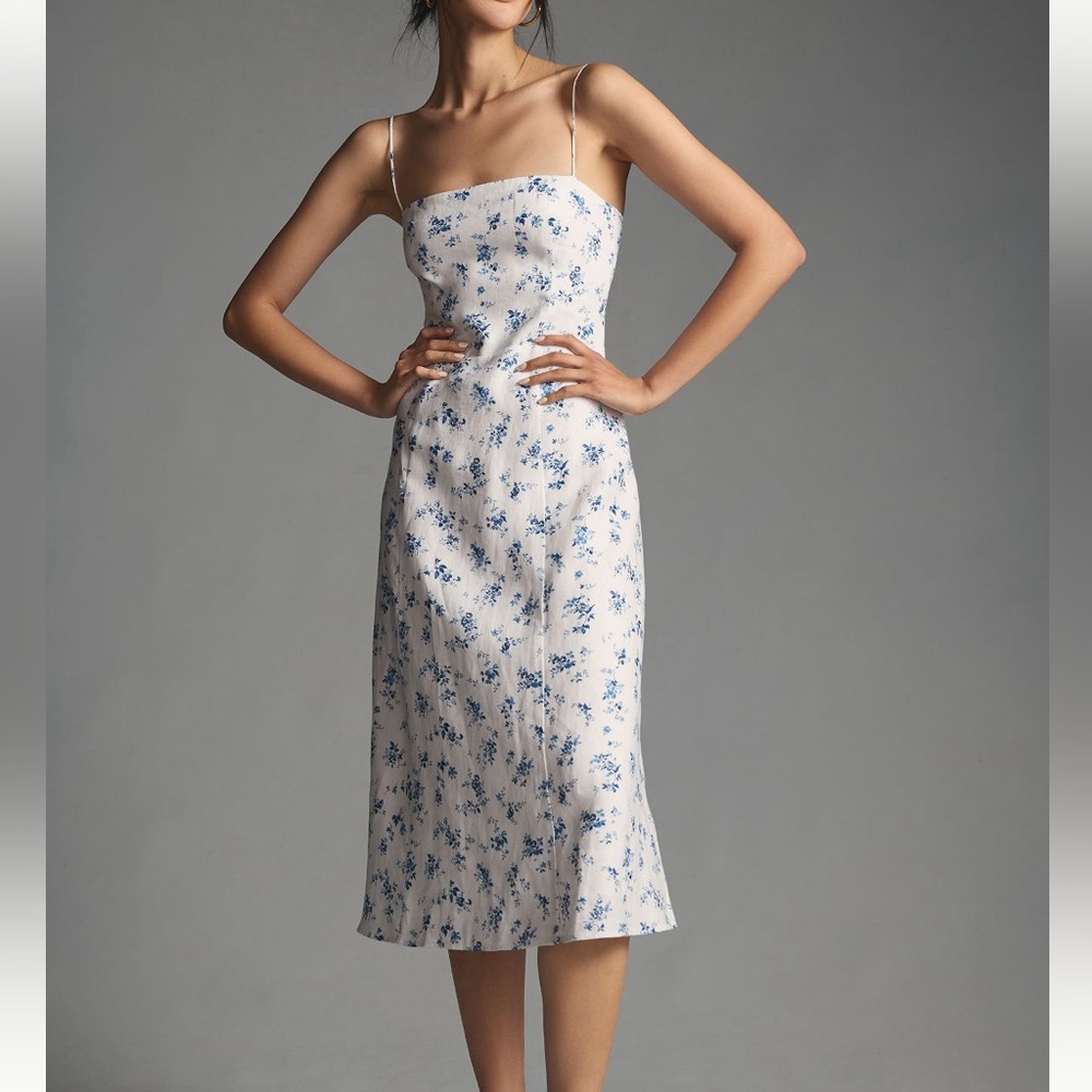 Reformation Christen Linen Dress